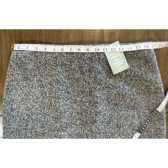NWT H&M Black And White Textured Mini Skirt Women’s Size 12 Classic Chic NEW - Picture 6 of 10